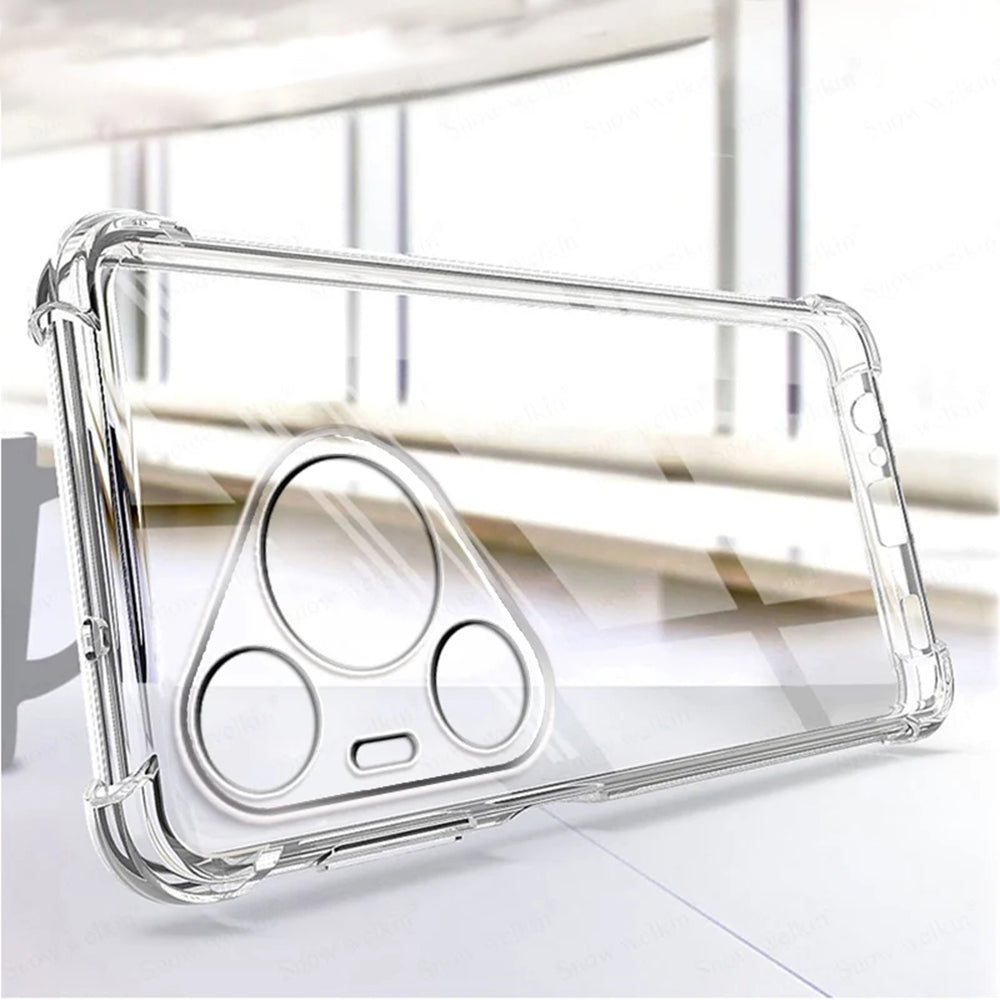 Coque pour Huawei Pura 70, Techsuit, Antichoc Claire, Transparente