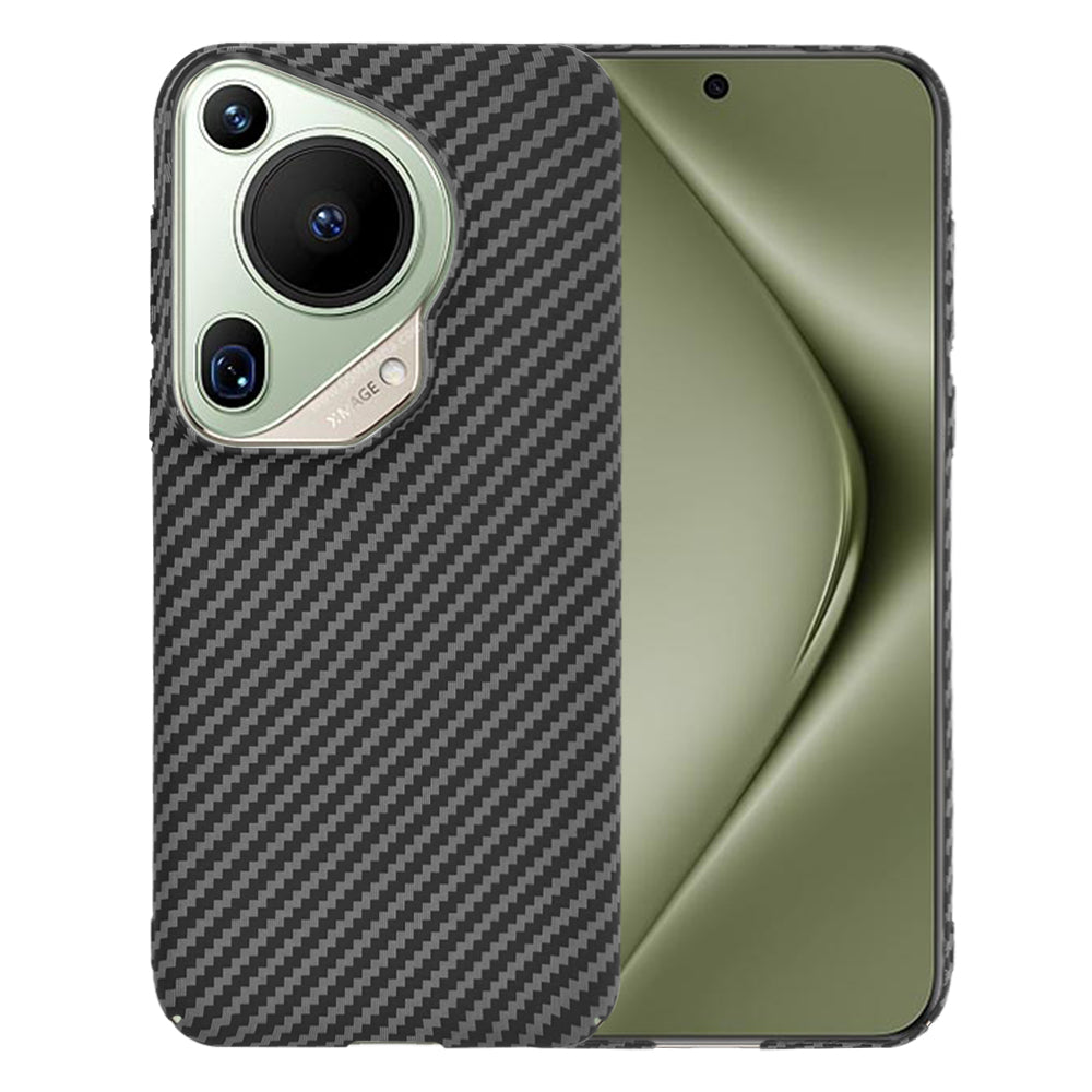 Coque pour Huawei Pura 70 Ultra, Techsuit, Carbonite FiberShell, Noire