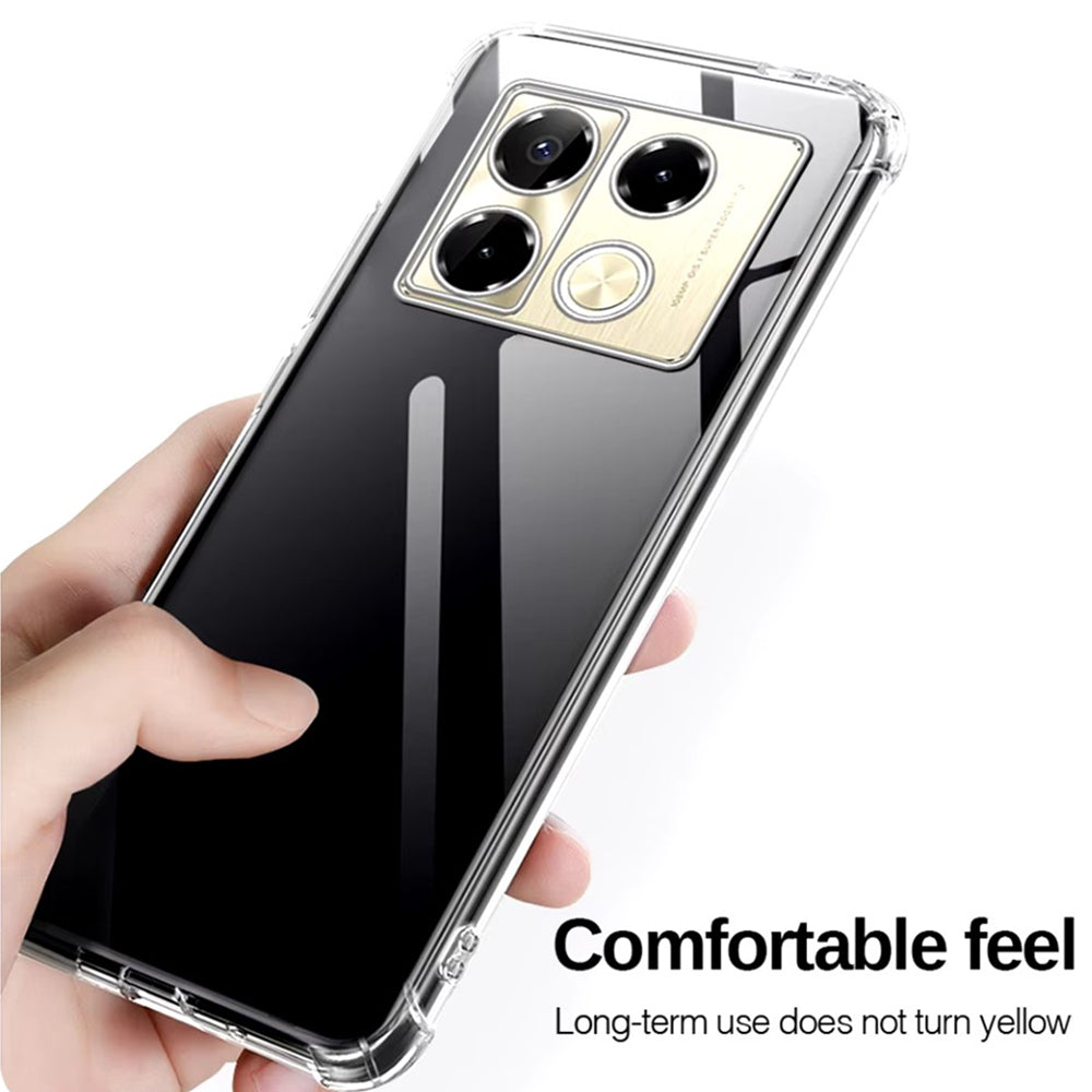 Étui pour Infinix Note 40 Pro+, Techsuit, Shockproof Clear, Transparent