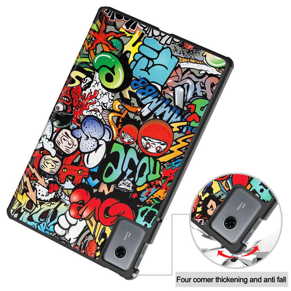 Étui pour Lenovo Idea Tab 11, Techsuit, FoldPro Urban Vibe, Multicolore