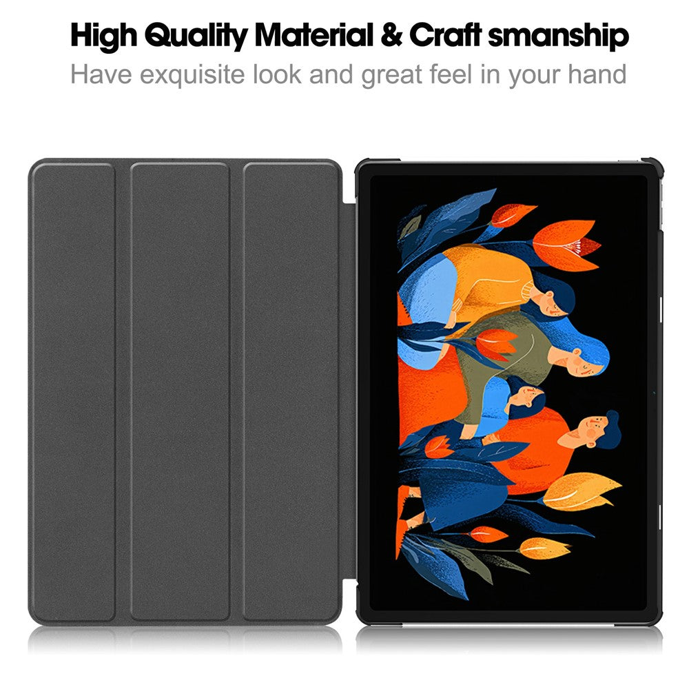 Étui pour Lenovo Idea Tab Plus, Techsuit, FoldPro, Noir