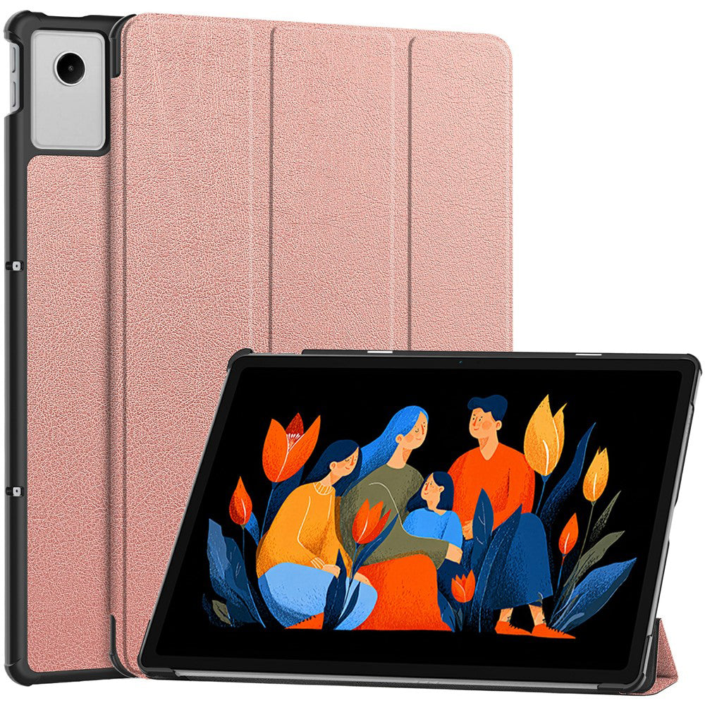 Étui pour Lenovo Idea Tab Plus, Techsuit, FoldPro, Rose Doré