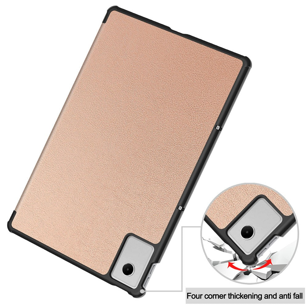 Étui pour Lenovo Idea Tab Plus, Techsuit, FoldPro, Rose Doré