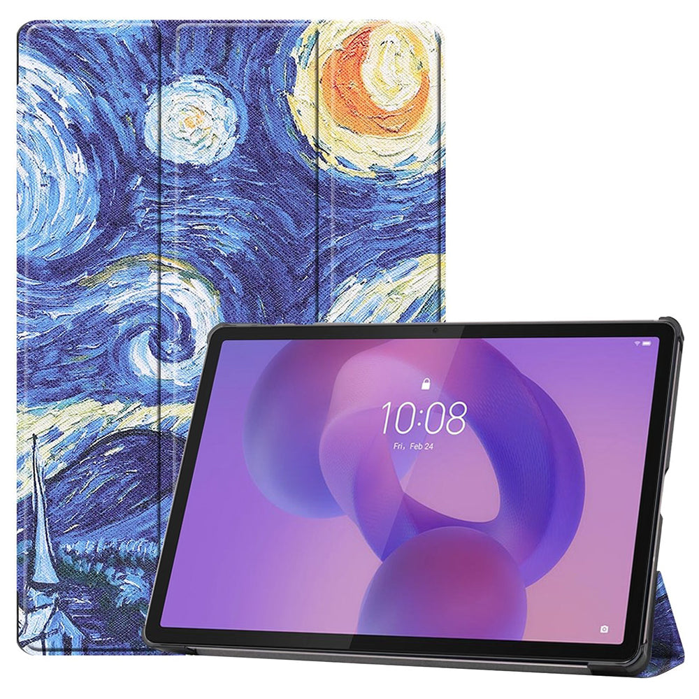 Case for Lenovo Idea Tab Pro, Techsuit, FoldPro Starry Night, Multicolor