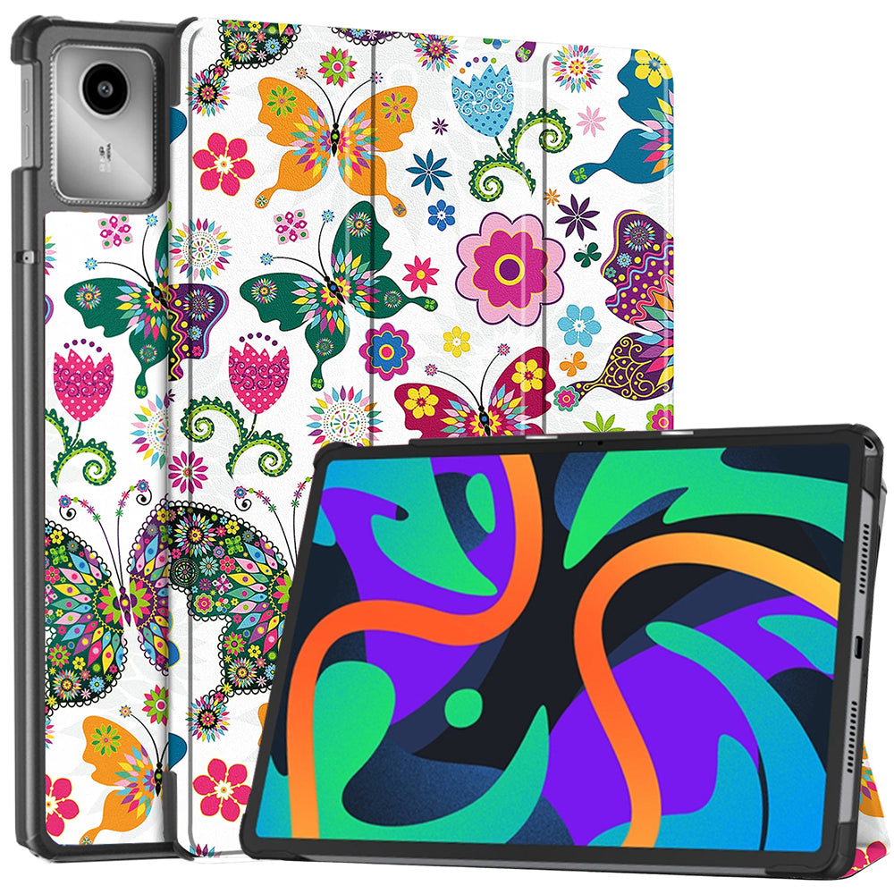 Housse pour Lenovo Tab M11, Techsuit, FoldPro Butterfly, Multicolore