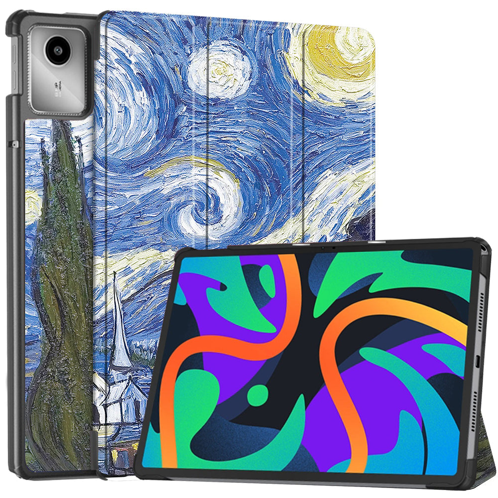 Housse pour Lenovo Tab M11, Techsuit, FoldPro Starry Night, Multicolore