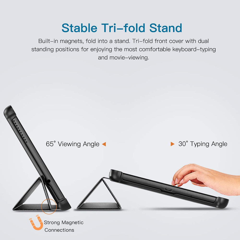 Housse pour Lenovo Tab M8 (HD), Techsuit, FoldPro, Noire