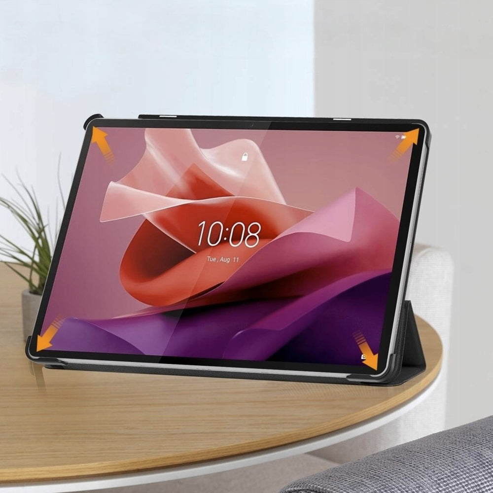 Housse pour Lenovo Tab P12, Techsuit, FoldPro, Noire