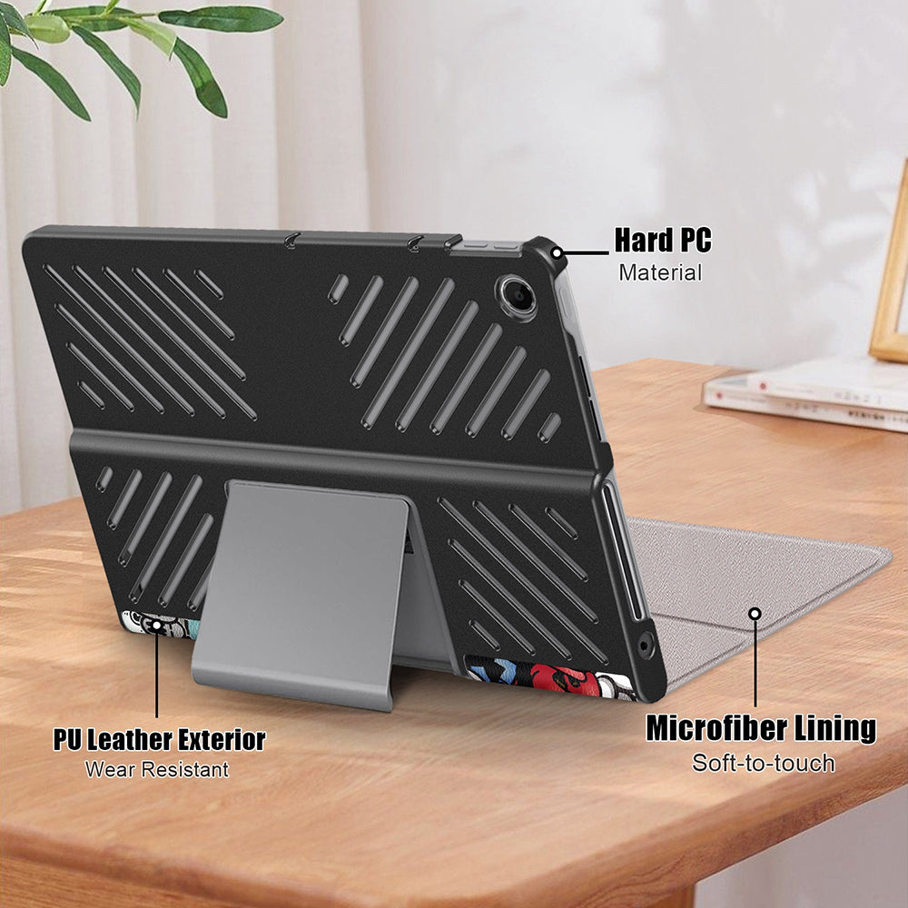 Housse pour Lenovo Tab Plus 11,5 pouces, Techsuit, FoldPro Urban Vibe, Multicolore