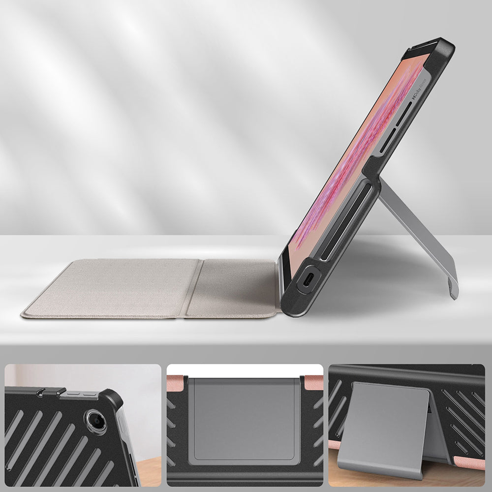 Housse pour Lenovo Tab Plus, Techsuit, FoldPro, Rose