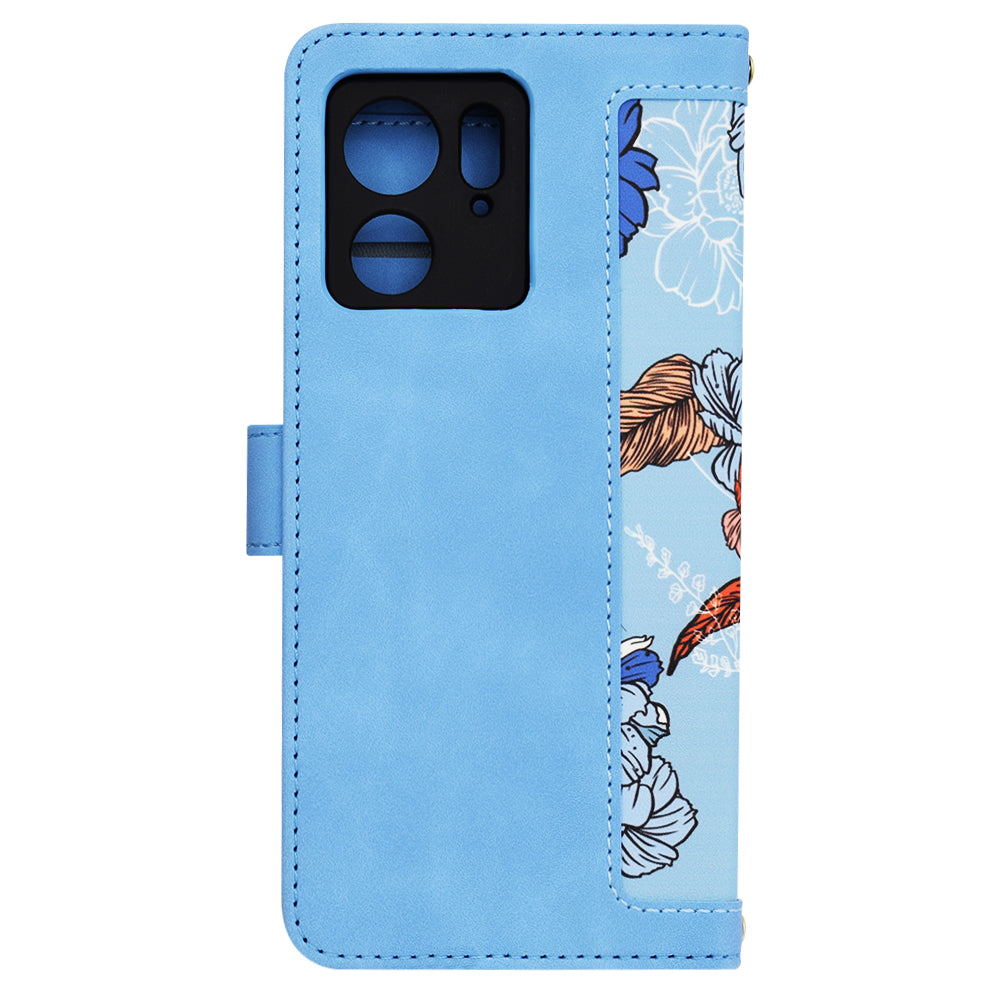Coque pour Motorola Edge (2023) / Edge 40, Techsuit, FlipCraft, Bleu