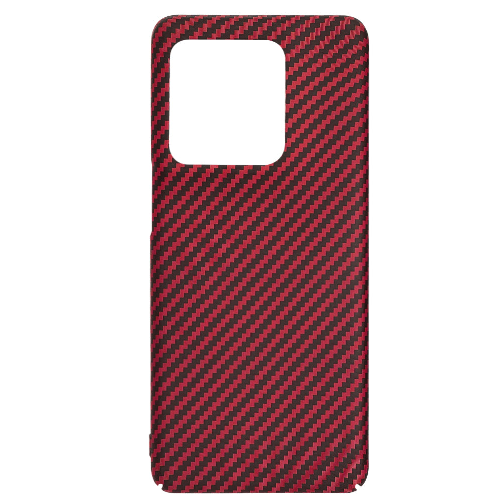 Coque pour Motorola Edge 50 Ultra, Techsuit, Carbonite FiberShell, Rouge