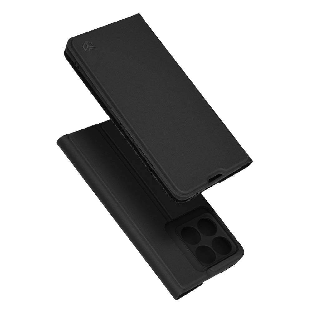 Coque pour Motorola Edge 60 Pro, Techsuit, Magskin Book, Noire
