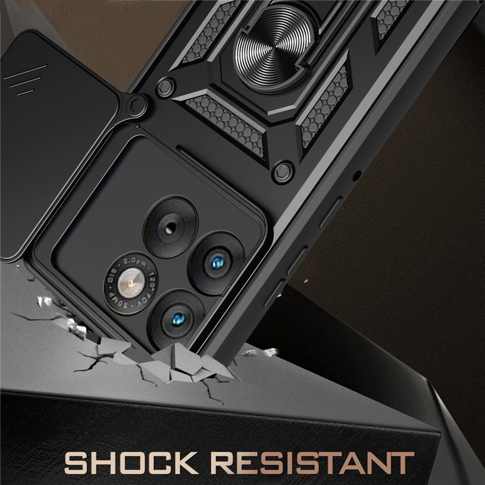 Coque pour Motorola Edge 70 Max, Techsuit, CamShield, Noire