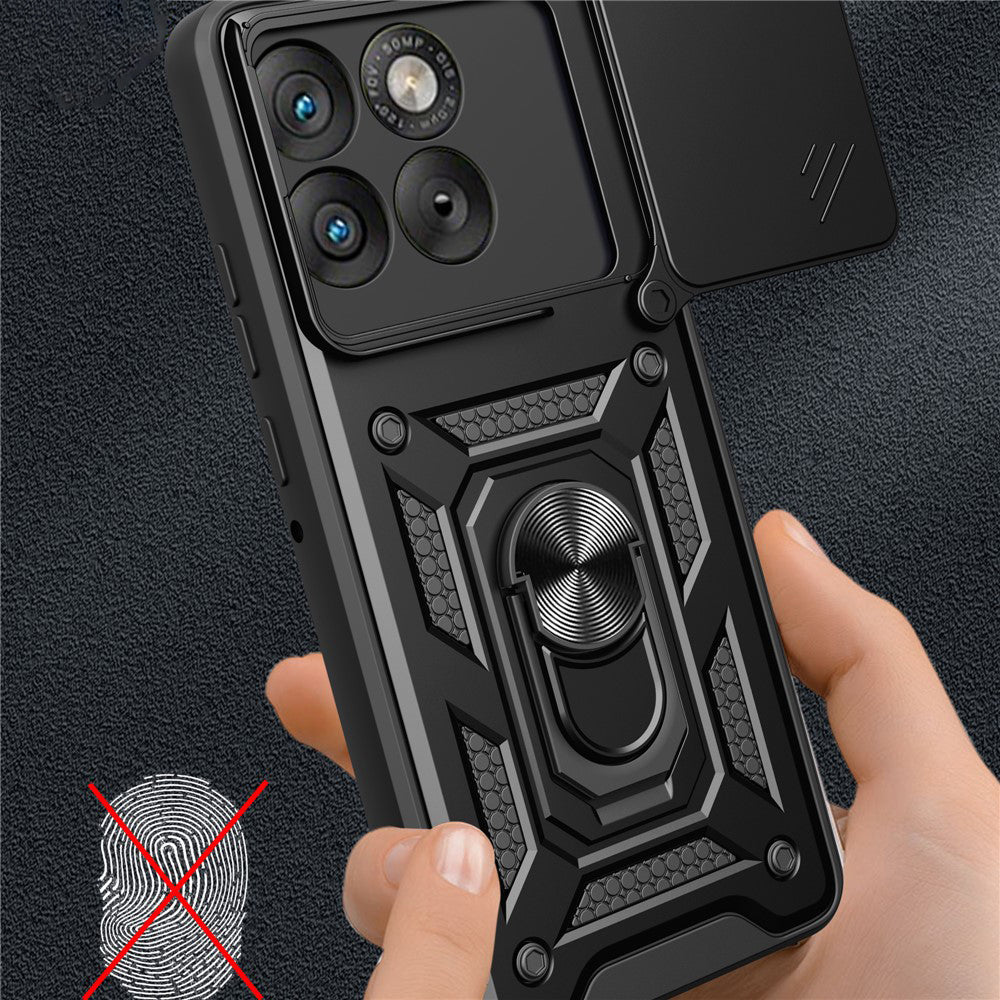 Coque pour Motorola Edge 70 Max, Techsuit, CamShield, Noire