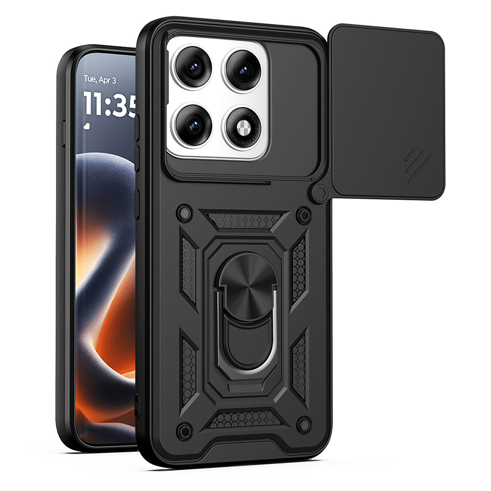 Case for Motorola Edge 70 Pro, Techsuit, CamShield, Black