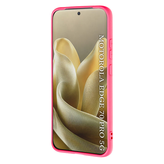 Coque pour Motorola Edge 70 Pro, Techsuit, SoftFlex, Rose Foncé