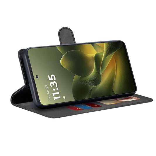 Étui pour Motorola Edge 70, Techsuit, Diary Book, Noir