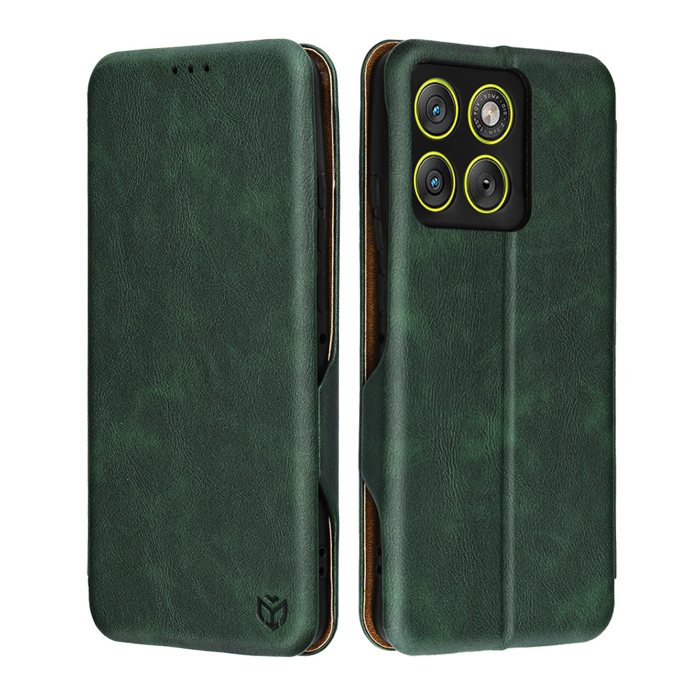 Étui pour Motorola Edge 70, Techsuit, Safe Wallet Plus, Vert