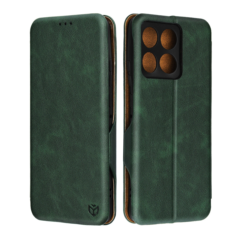Étui pour Motorola Edge 70, Techsuit, Safe Wallet Plus, Vert
