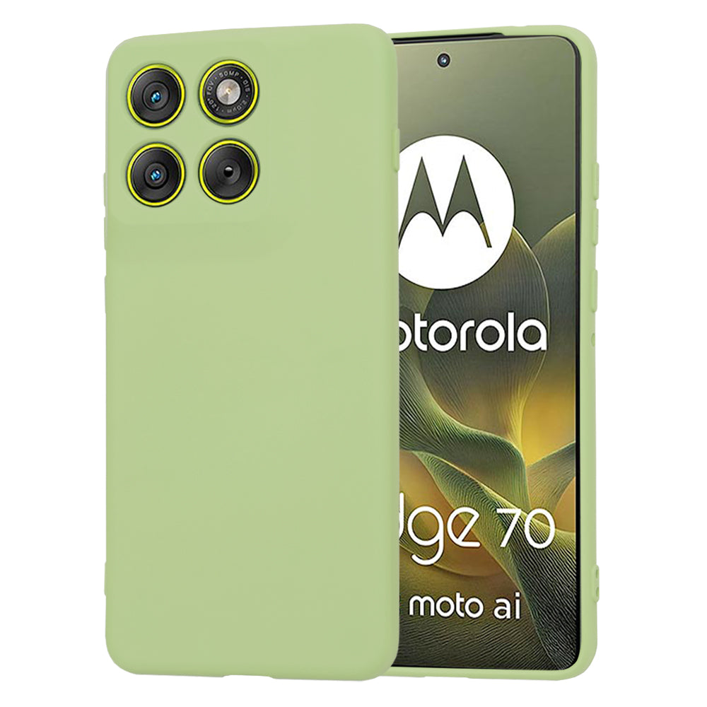 Étui pour Motorola Edge 70, Techsuit, SoftFlex, Matcha