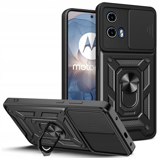 Étui pour Motorola Moto E14 / G24 Power / G04 / G24, Tech-Protect, CamShield Pro, Noir