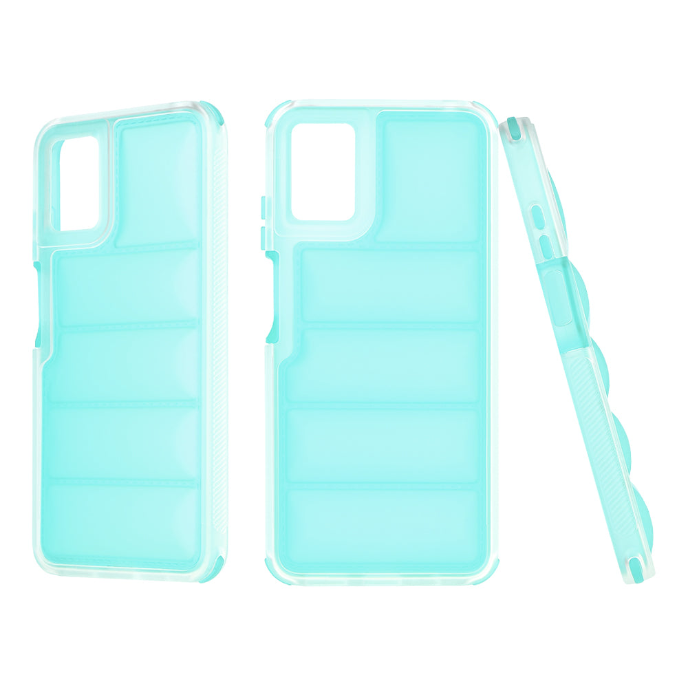 Coque pour Motorola Moto E22i / E22, Techsuit, Wave Shield, Turquoise