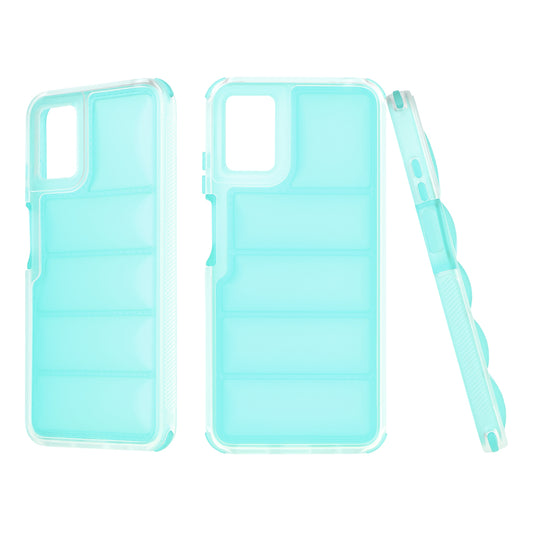 Coque pour Motorola Moto E22i / E22, Techsuit, Wave Shield, Turquoise