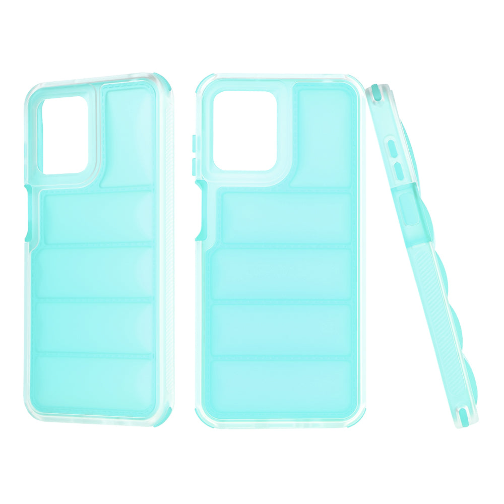 Coque pour Motorola Moto G13 / G23 / G53, Techsuit, Wave Shield, Turquoise