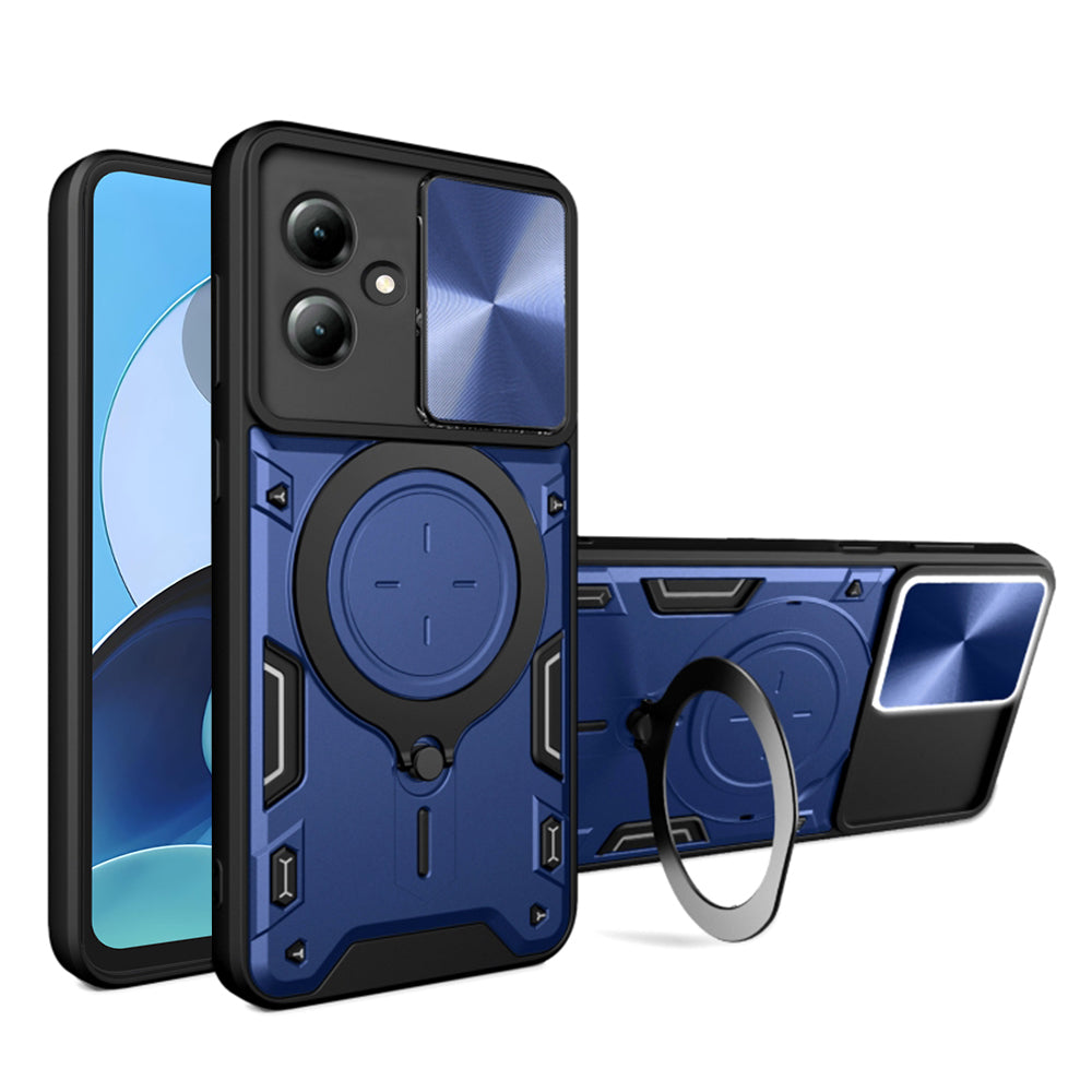 Coque pour Motorola Moto G14, Techsuit, CamGuard Pro, Bleue