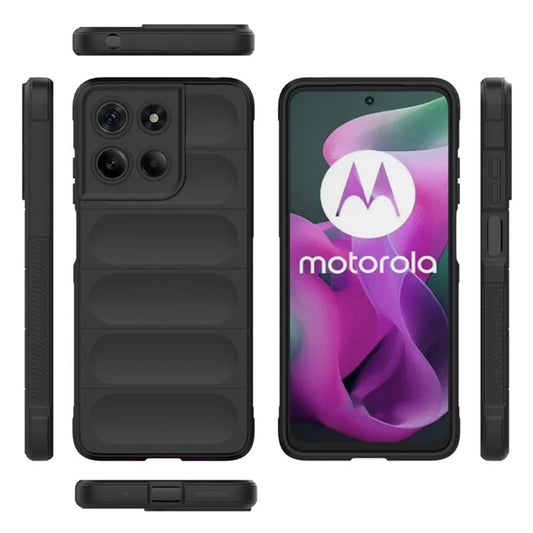 Coque pour Motorola Moto G15 / G15 Power, Techsuit, Magic Shield, Noire