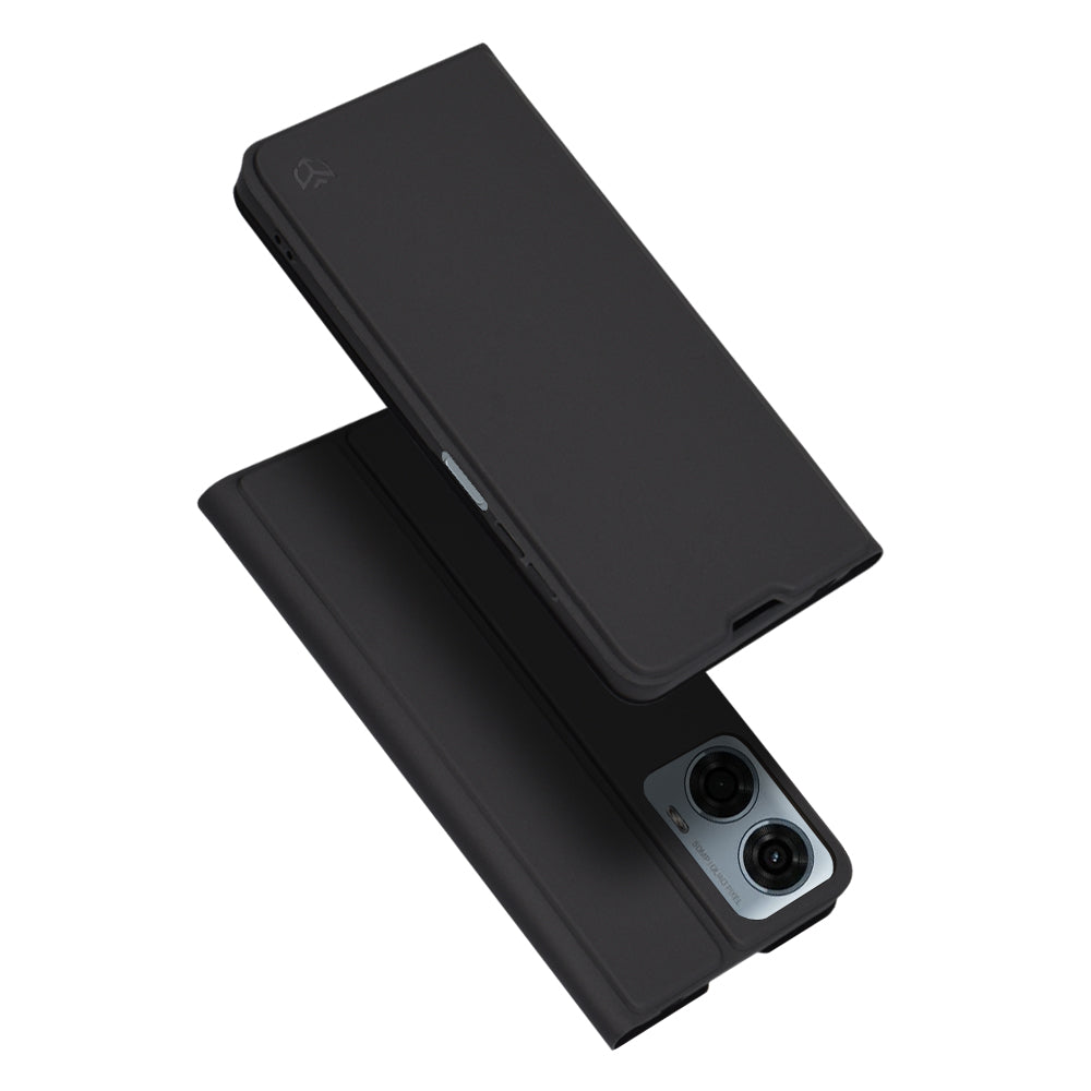 Coque pour Motorola Moto G24 Power, Techsuit, Magskin Book, Noire