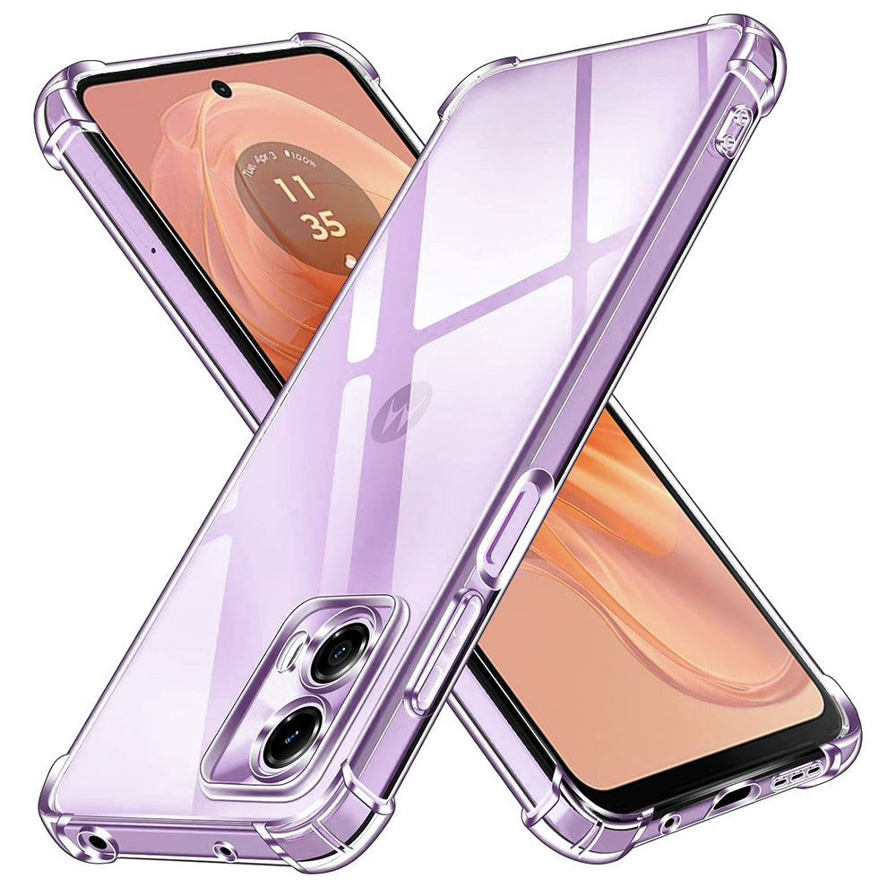 Coque pour Motorola Moto G24 Power, Techsuit, Antichoc Claire, Transparente
