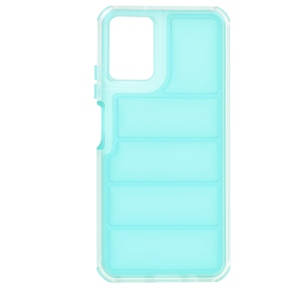 Coque pour Motorola Moto G45 / G34, Techsuit, Wave Shield, Turquoise