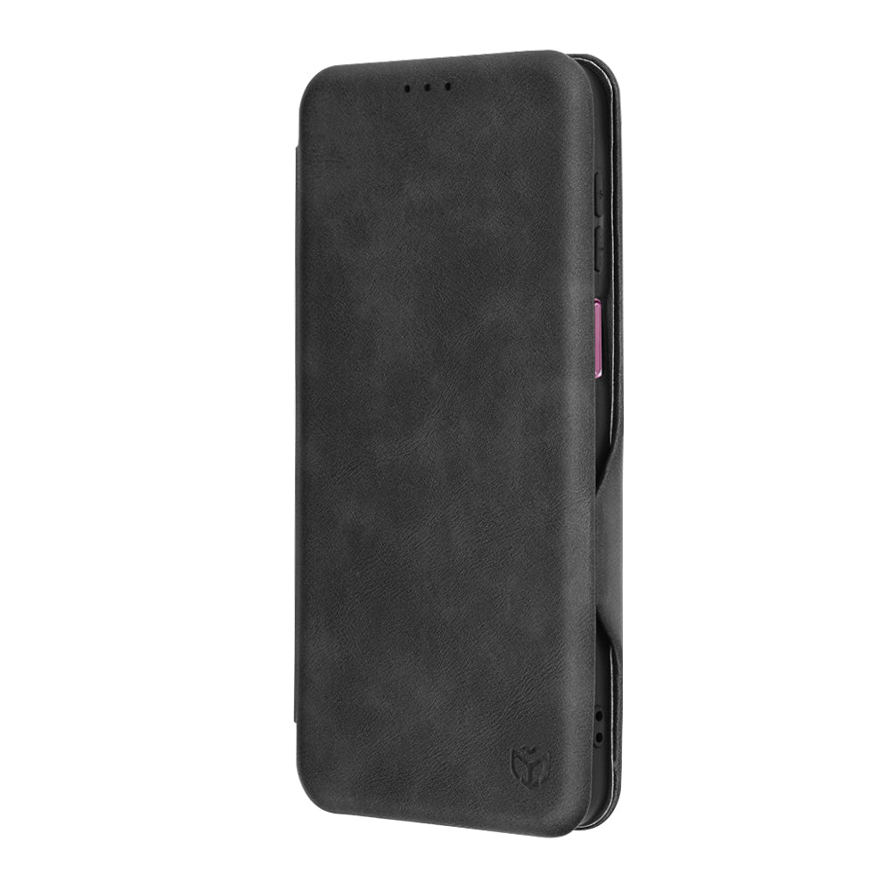 Coque pour Motorola Moto G55, Techsuit, Safe Wallet Plus, Noire