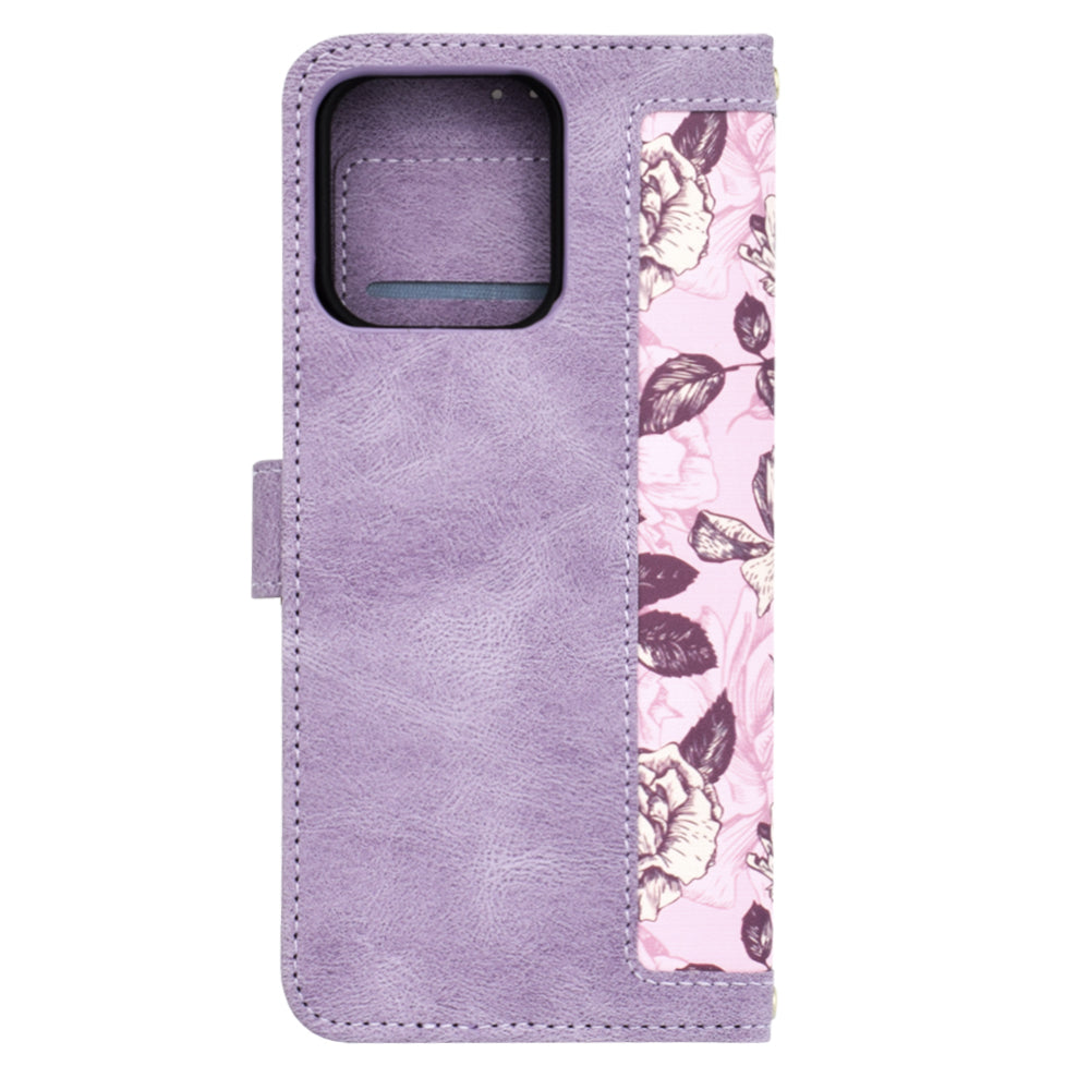 Coque pour Motorola Moto G75, Techsuit, FlipCraft, Violet