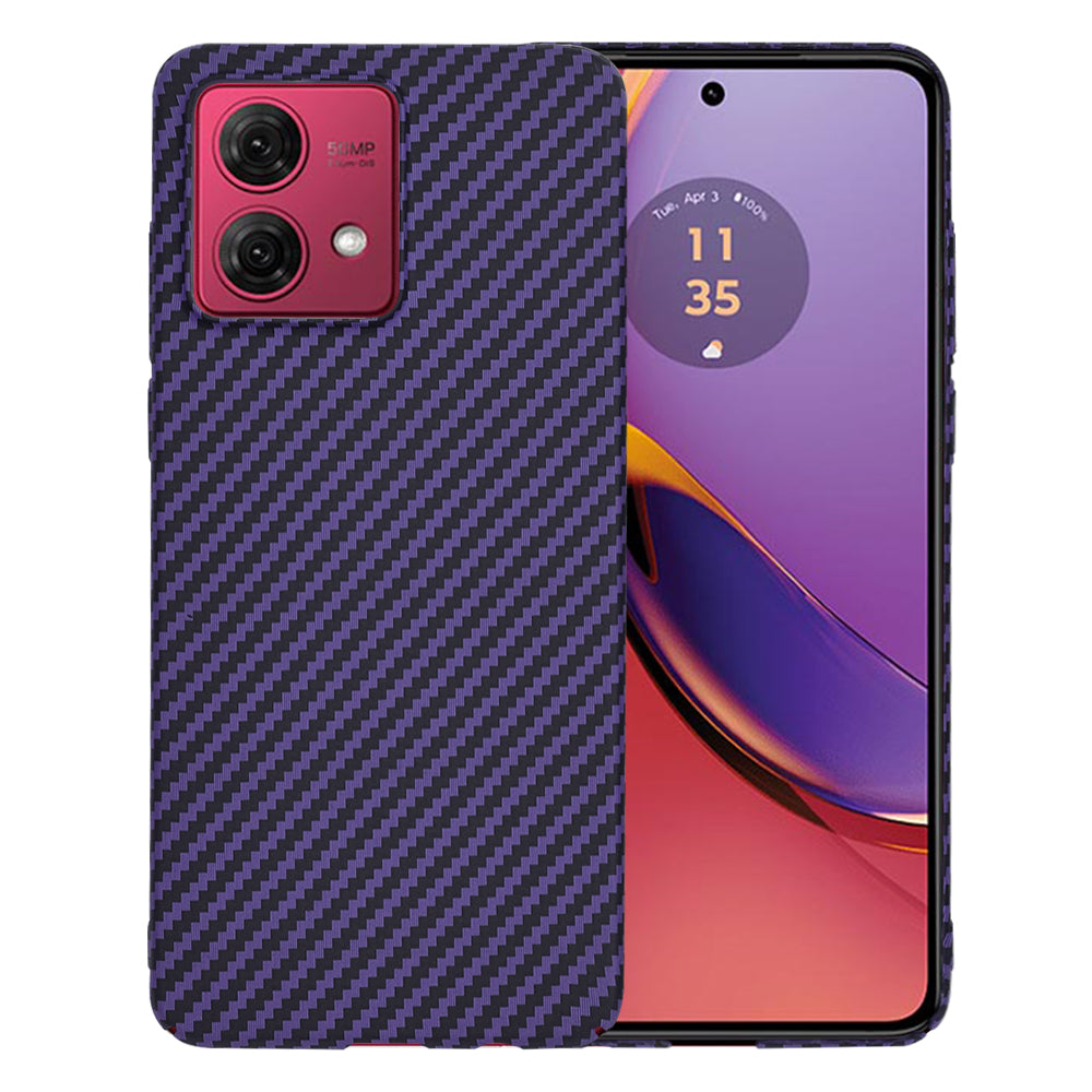 Coque pour Motorola Moto G84, Techsuit, Carbonite FiberShell, Violet