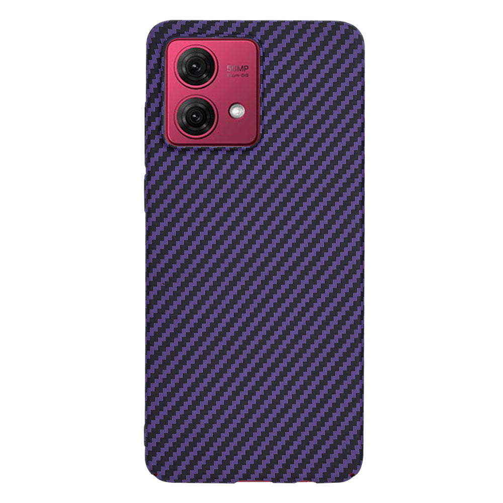 Coque pour Motorola Moto G84, Techsuit, Carbonite FiberShell, Violet