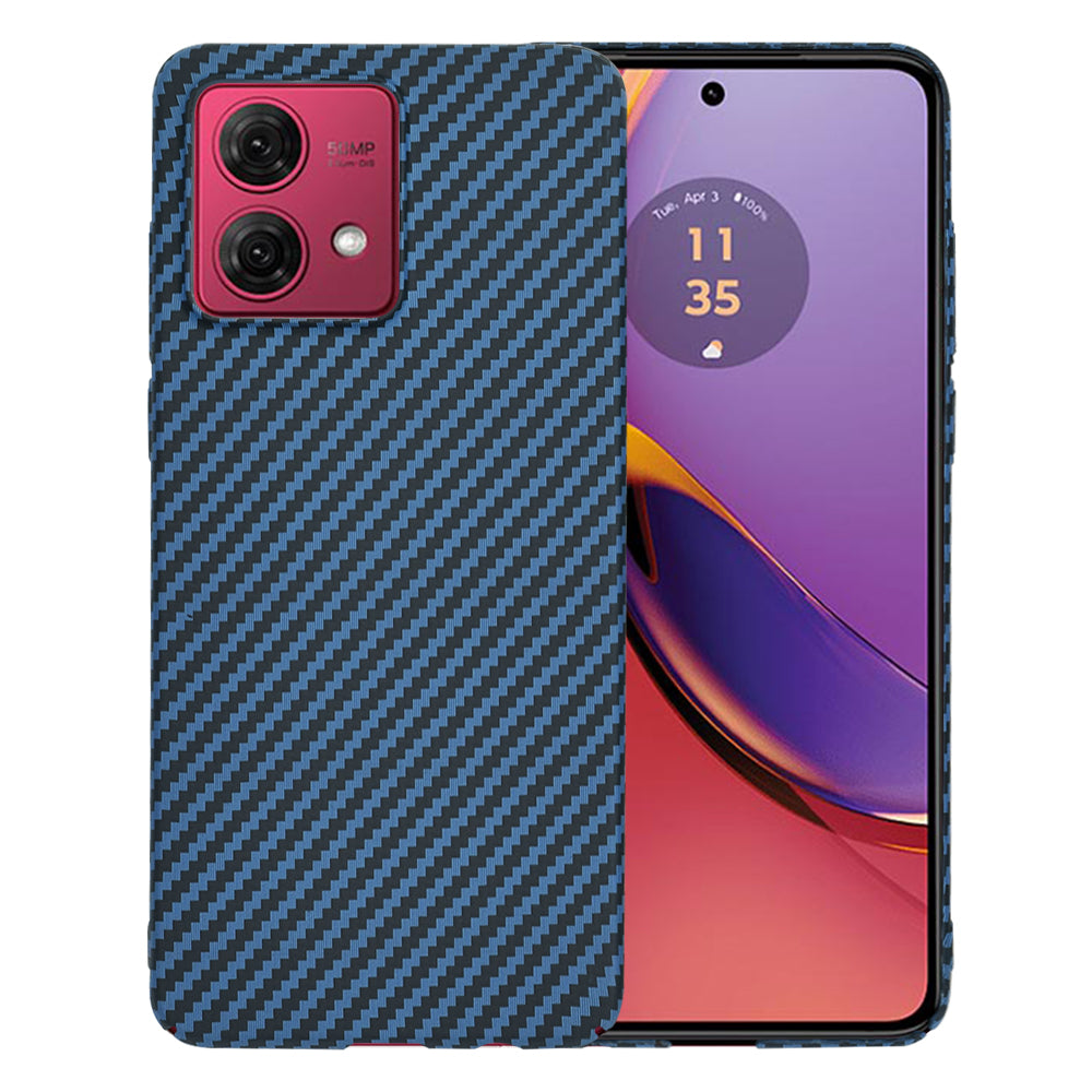 Coque pour Motorola Moto G84, Techsuit, Carbonite FiberShell, Turquoise