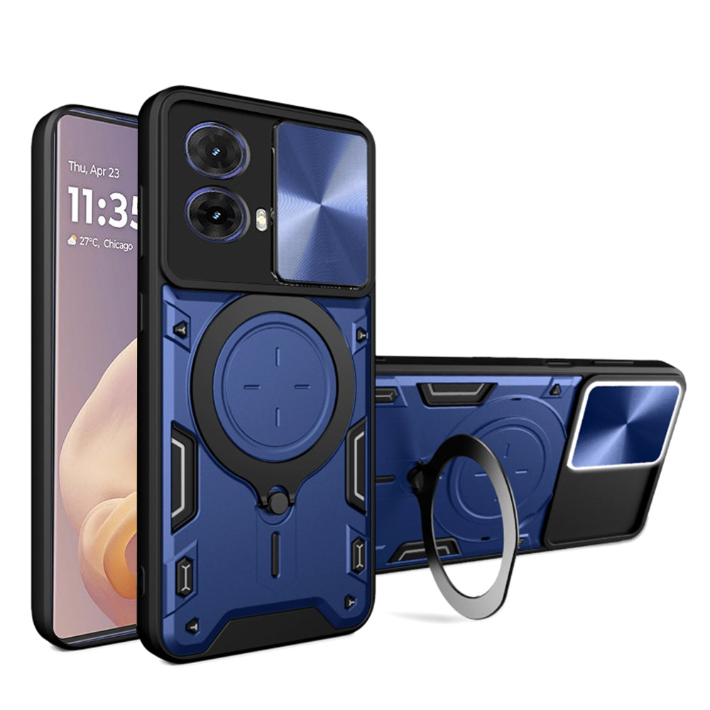 Coque pour Motorola Moto G85, Techsuit, CamGuard Pro, Bleue