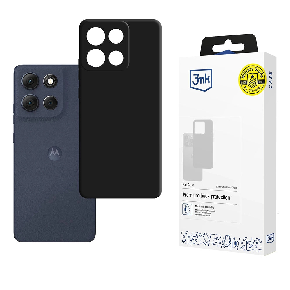 Case for Motorola Moto G86, 3MK, Matte Black