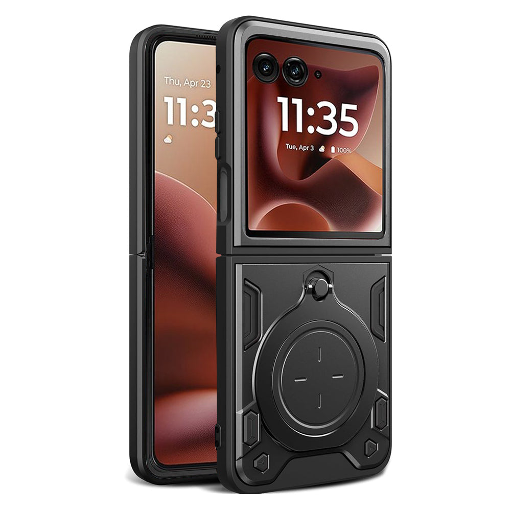 Coque pour Motorola Razr 60 Ultra, Techsuit, CamGuard Pro, Noire