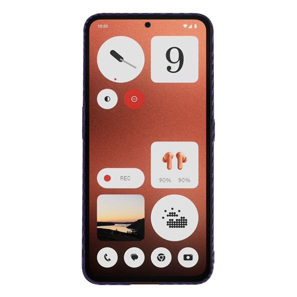 Coque pour Nothing CMF Phone 1, Techsuit, Carbonite FiberShell, Violet