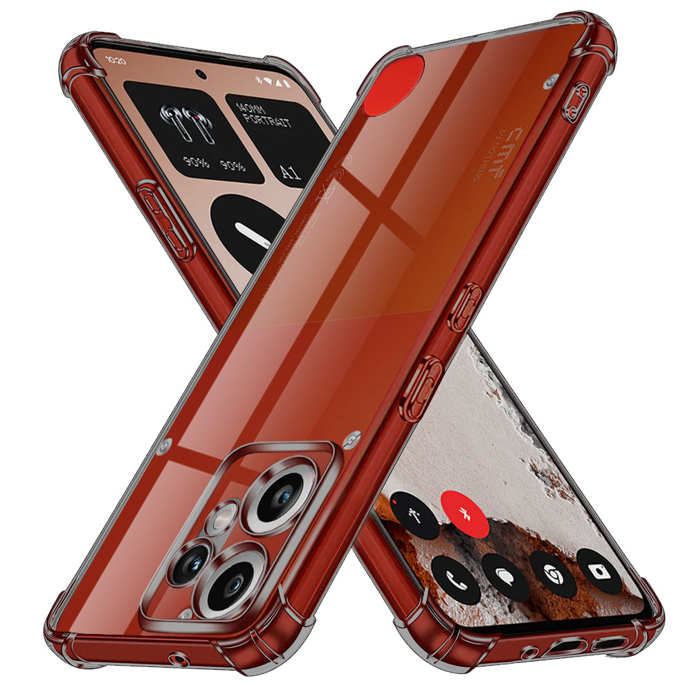 Coque pour Nothing CMF Phone 2 Pro, Techsuit, Transparent Antichoc, Fumé