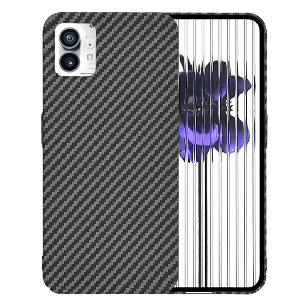 Coque pour Nothing Phone (1), Techsuit, Carbonite FiberShell, Noire