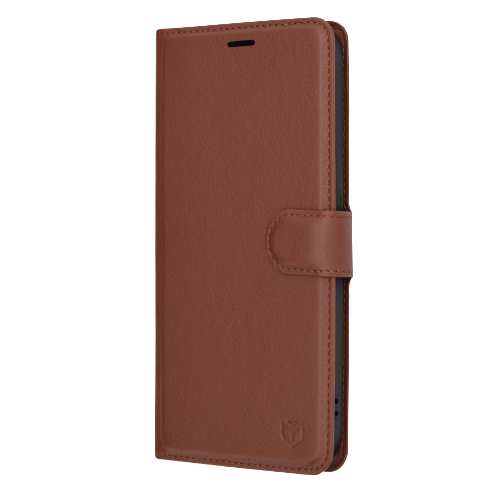 Coque pour Nothing Phone (2a) Plus / Phone (2a), Techsuit, Folio en cuir, Marron