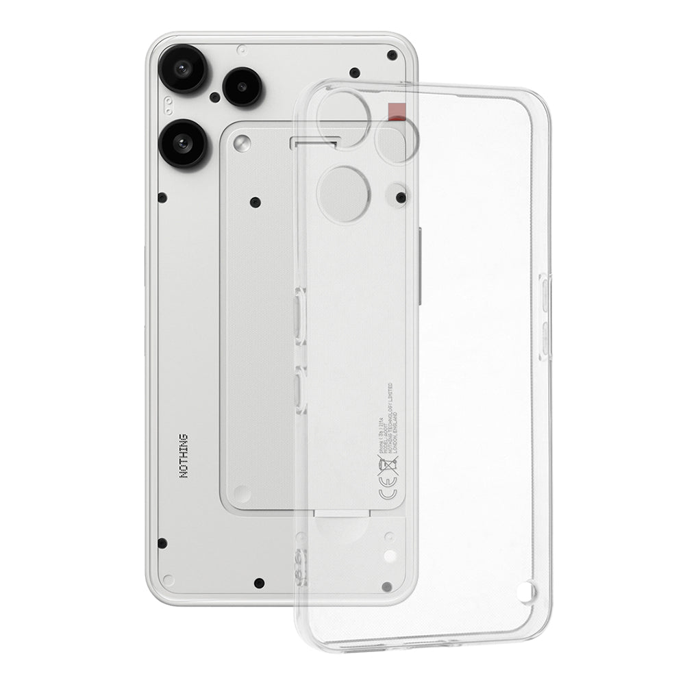 Étui pour Nothing Phone (3a) Lite, Techsuit, Clair, Transparent