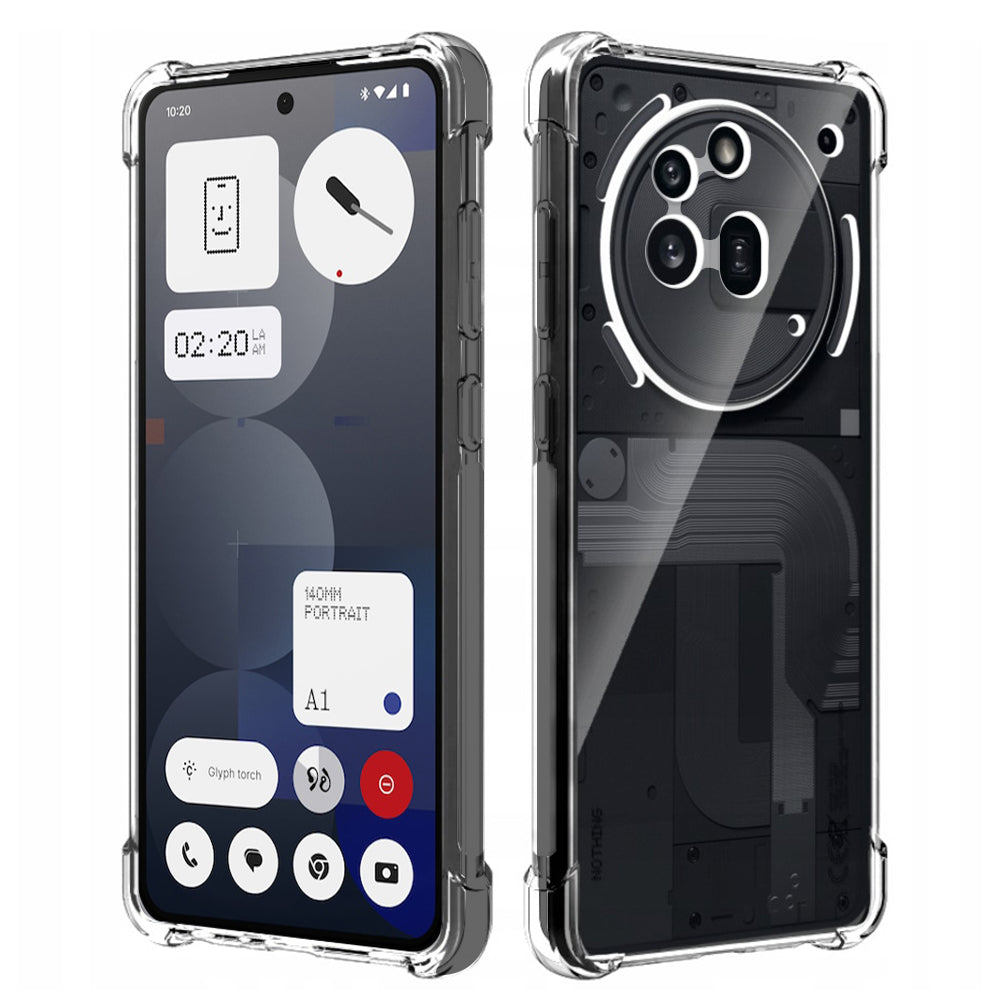 Coque pour Nothing Phone (3a) Pro, Techsuit, Antichoc Claire, Transparente