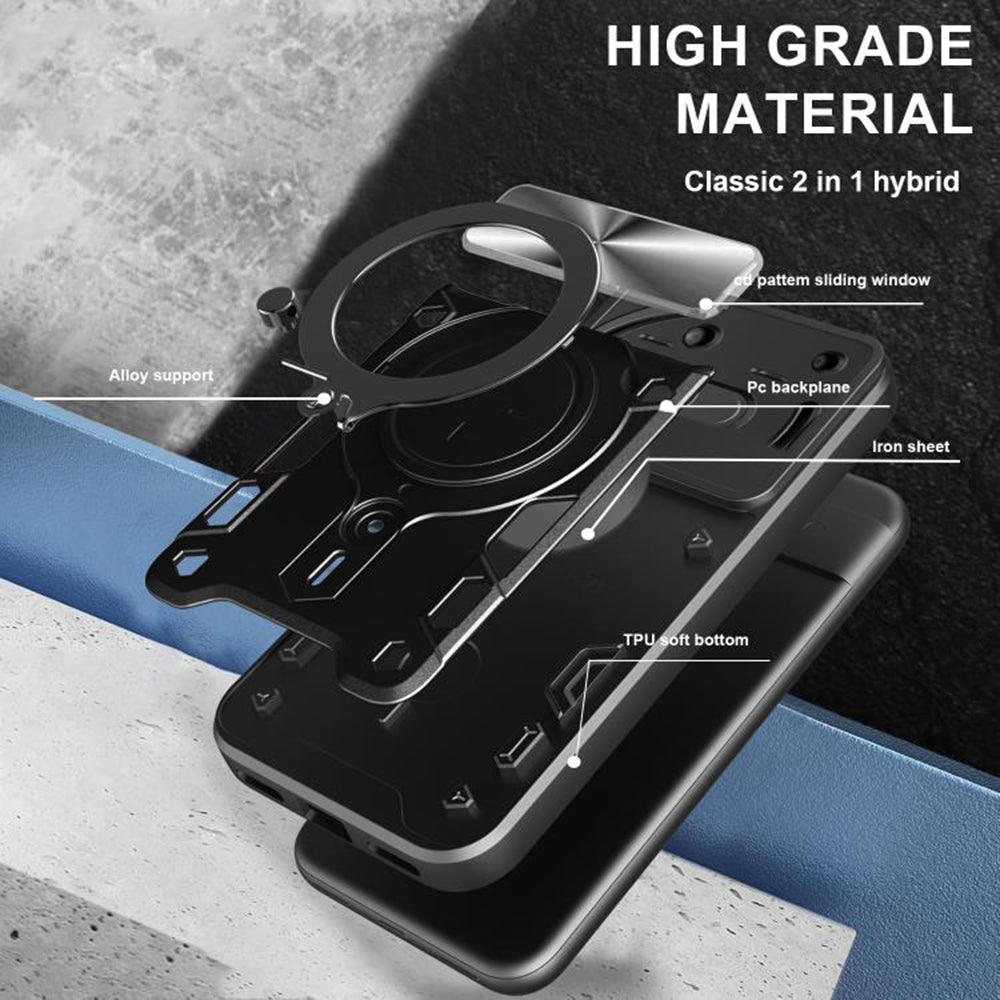 Coque pour Nothing Phone (3a), Techsuit, CamGuard Pro, Bleue