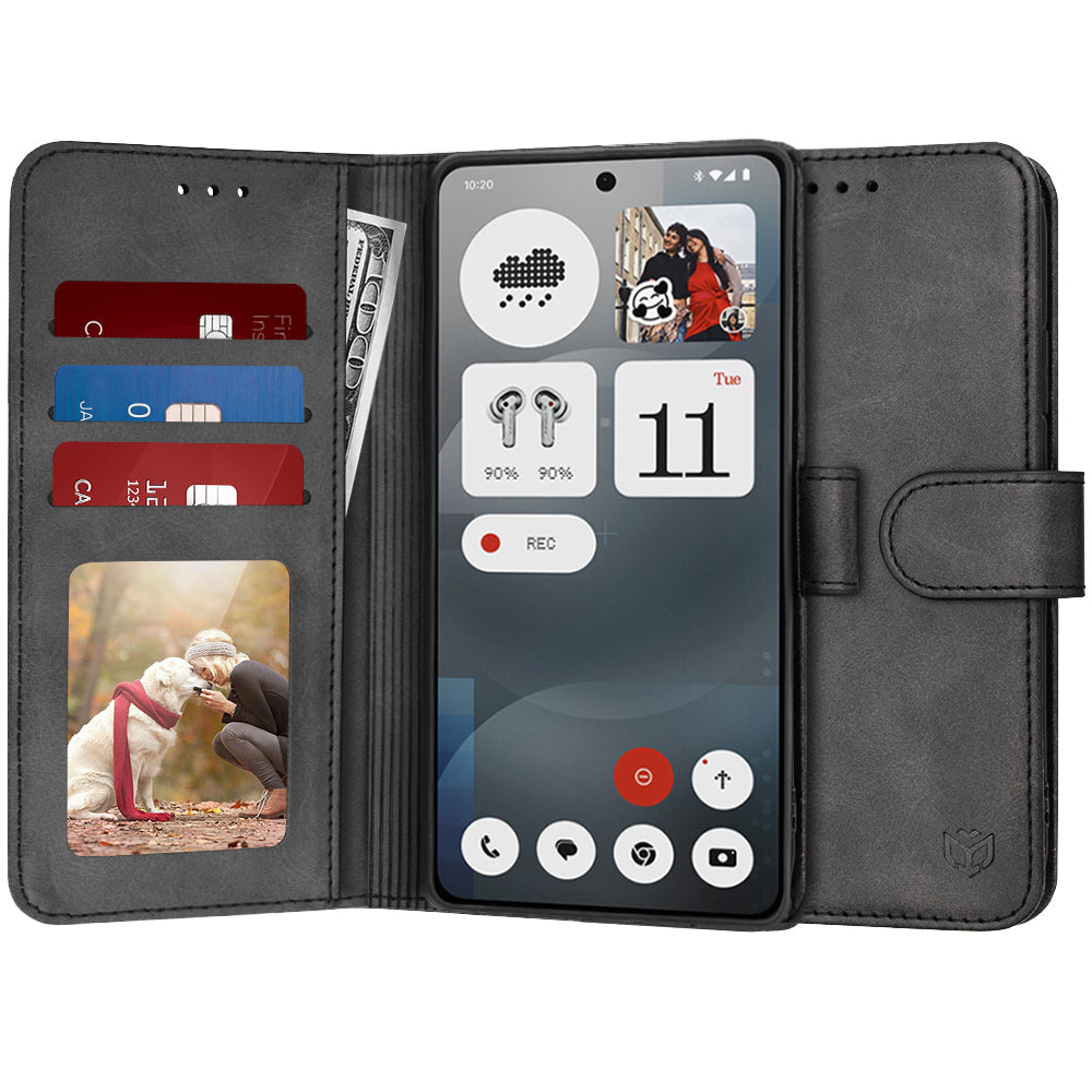 Coque pour Nothing Phone (3a), Techsuit, Diary Book, Noire